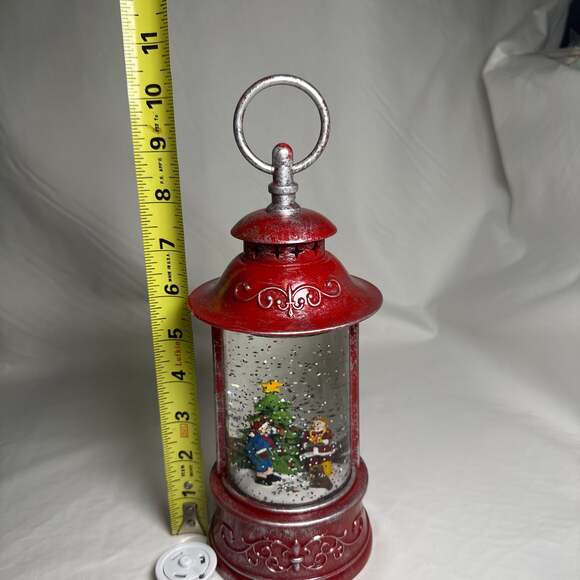 Disney Holiday Lantern with Lights Snow Globe